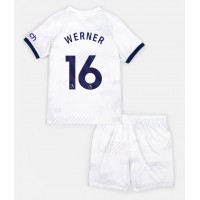 Billiga Tottenham Hotspur Timo Werner #16 Barnkläder Hemma fotbollskläder till baby 2023-24 Kortärmad (+ Korta byxor)